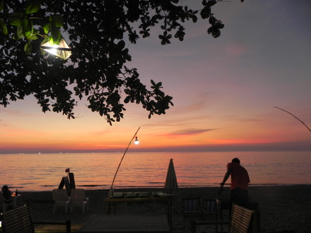 ランタ島の夕日