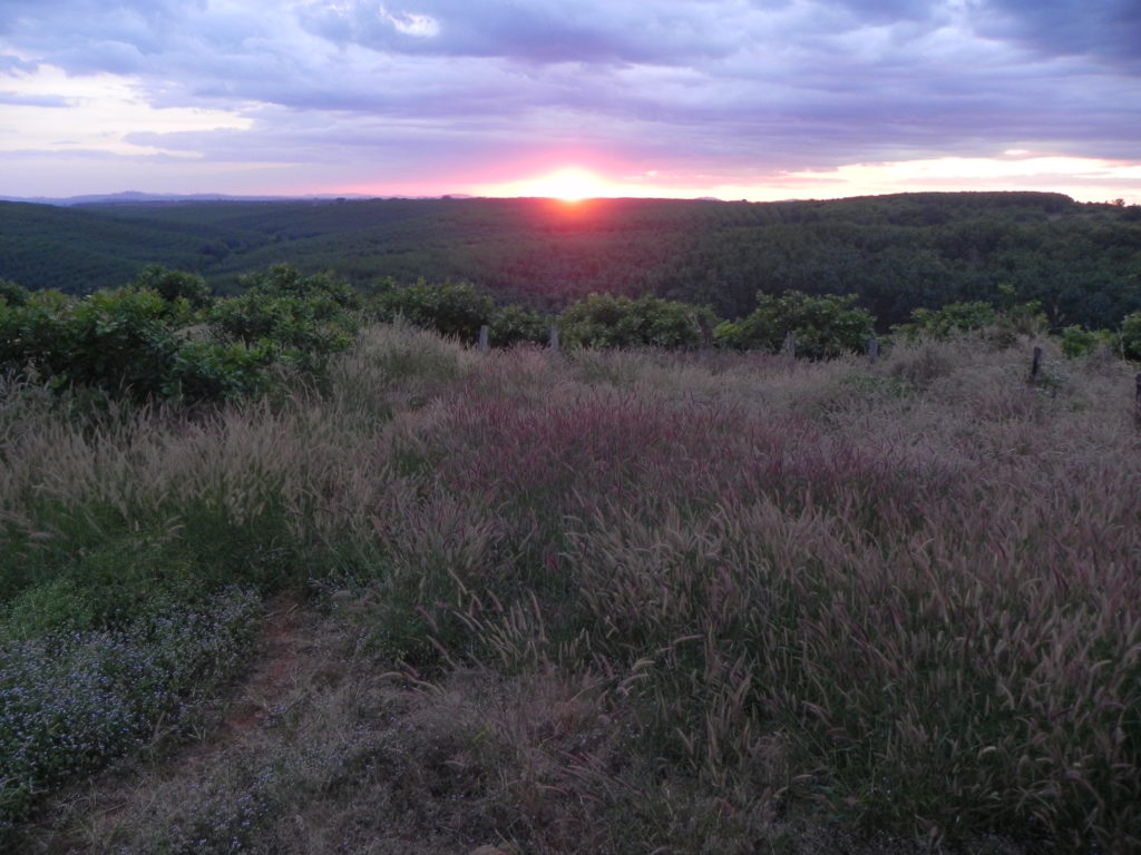 sunset in ratanakiri