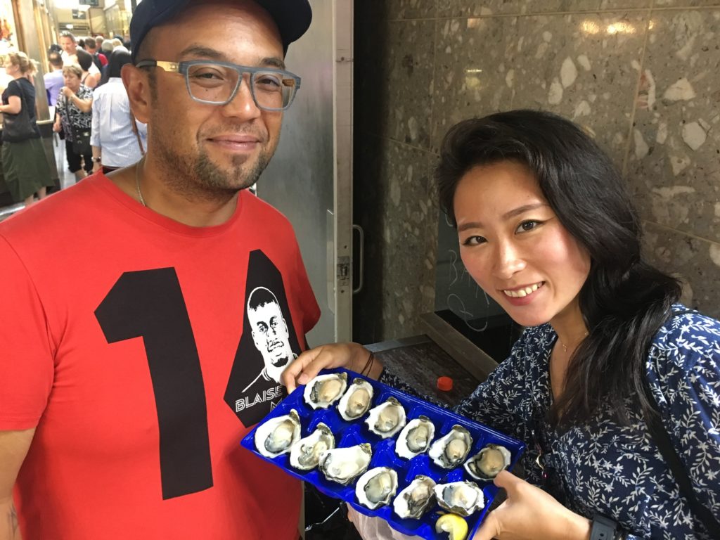 Oyster with my friend
