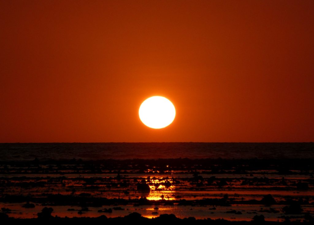 ギリ島でのサンセット