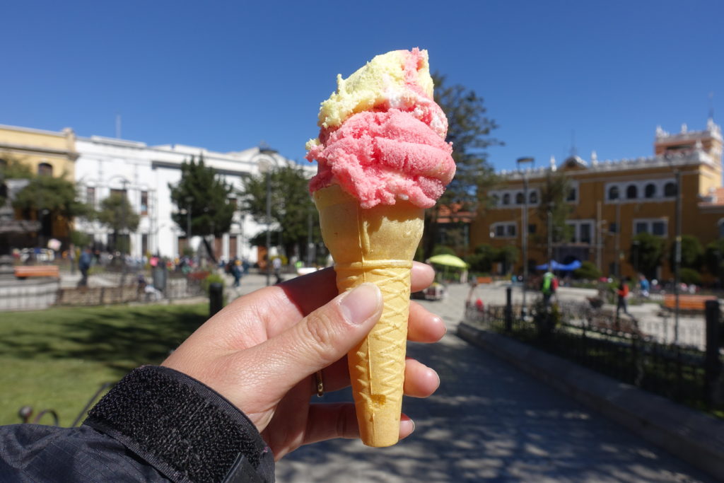 かき氷飴?のようなアイスクリーム