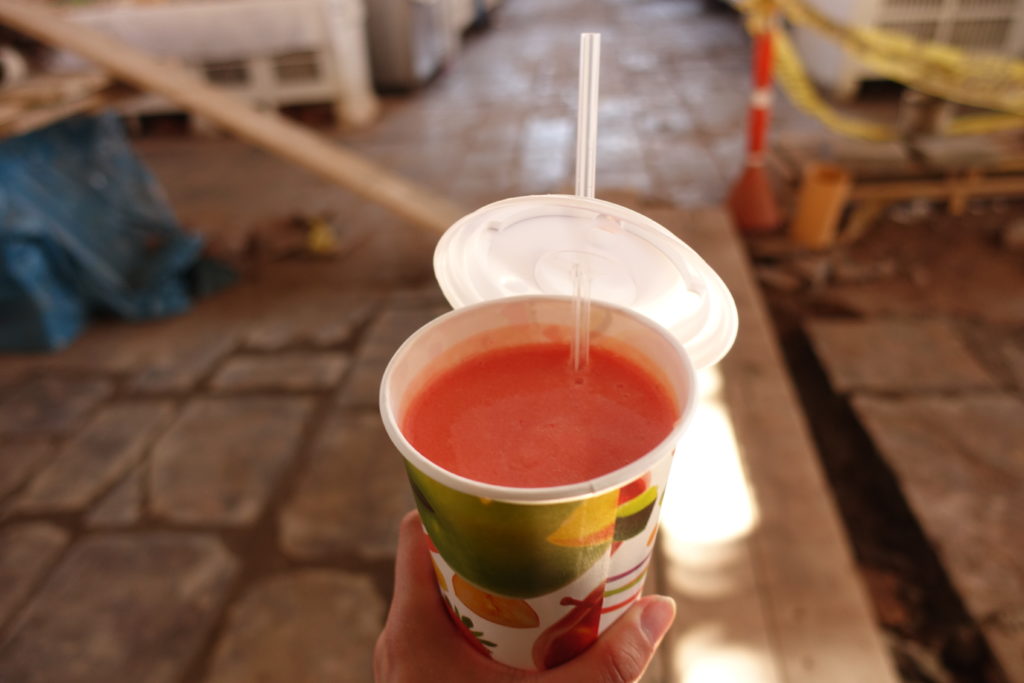 fruits juice in cusco, peru