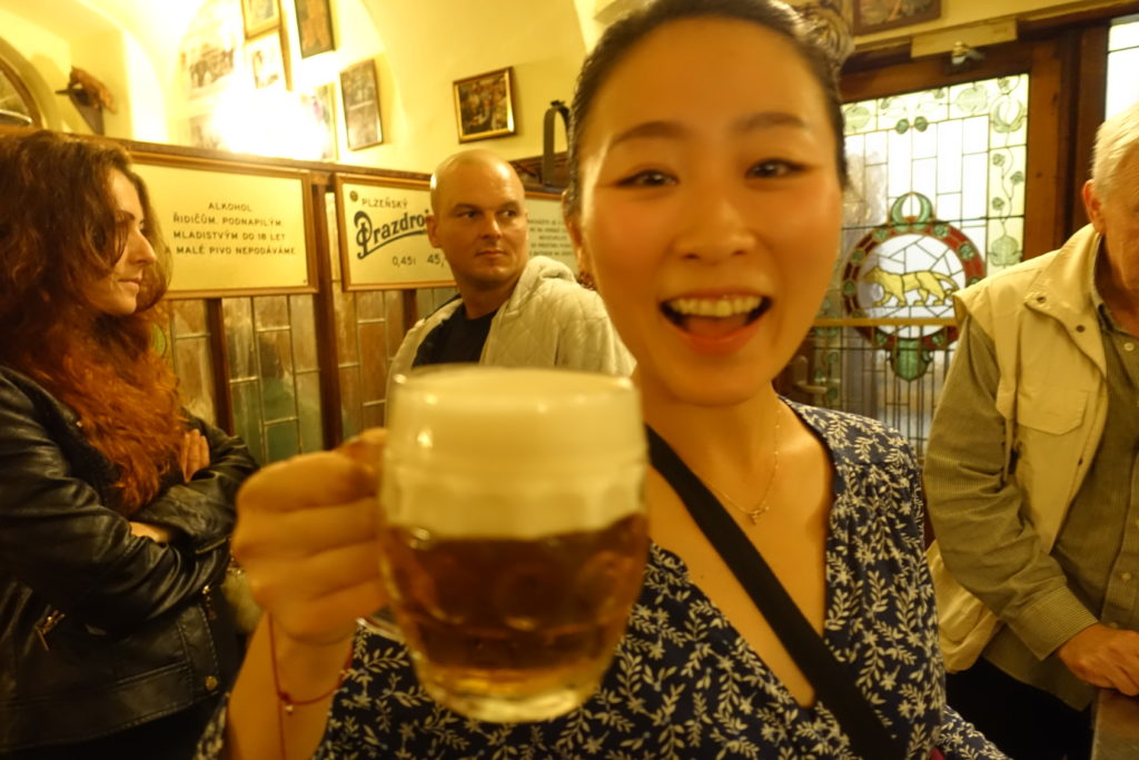 美味しいビール飲んだ