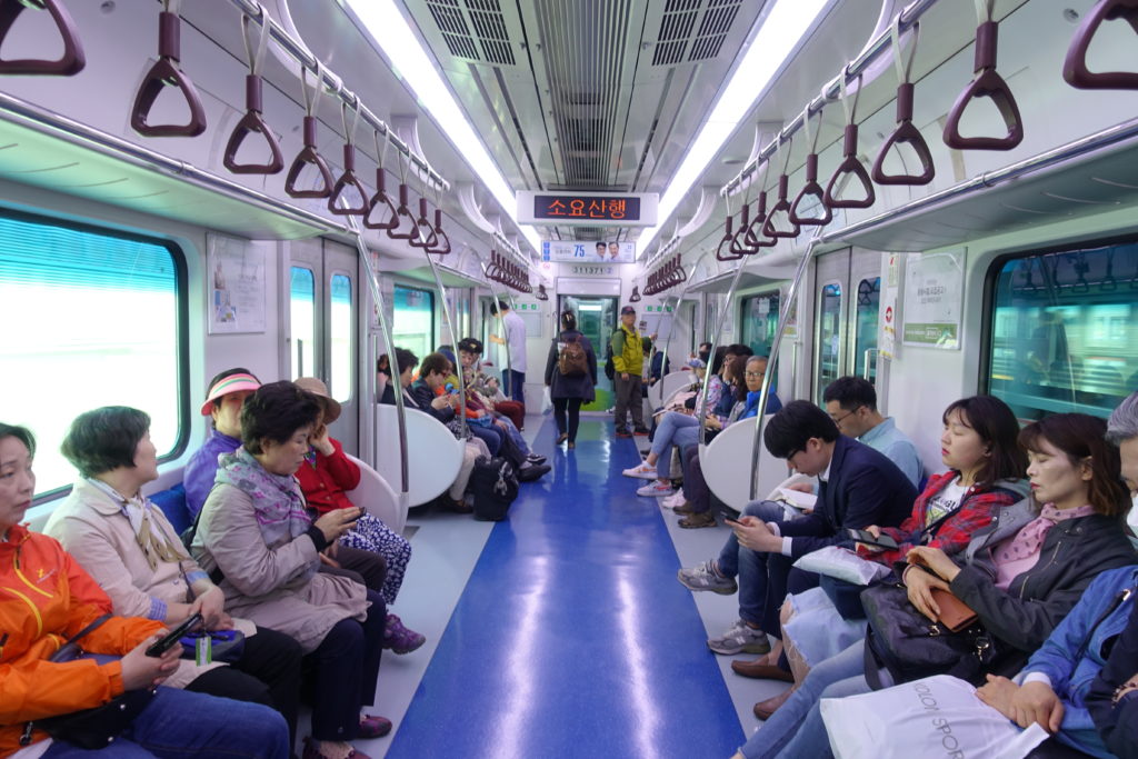韓国の電車