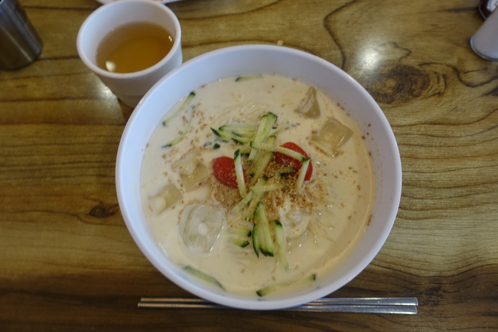 豆乳冷麺