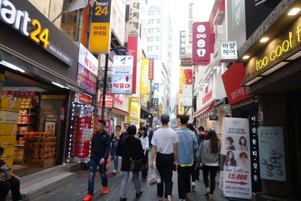韓国の商店街2