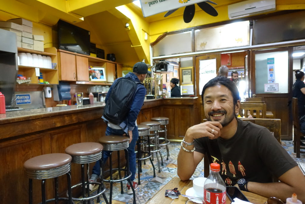 昔からのホットドッグ店