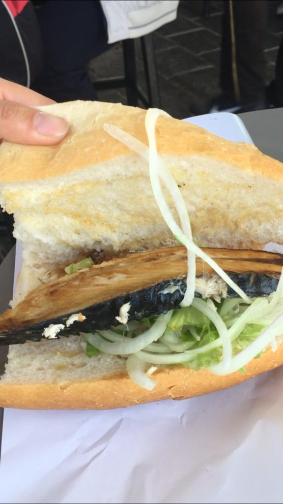鯖サンド